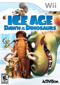 Ice Age: Dawn of the Dinosaurs Wii  box art